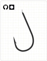 Fudo 1801 Chika 1/0 no. Black Nickel İğne